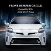 G-PLUS Front Bumper Grille Compatible with Toyota Prius 2012-2015 Primed Black 5310247020 TO1036157