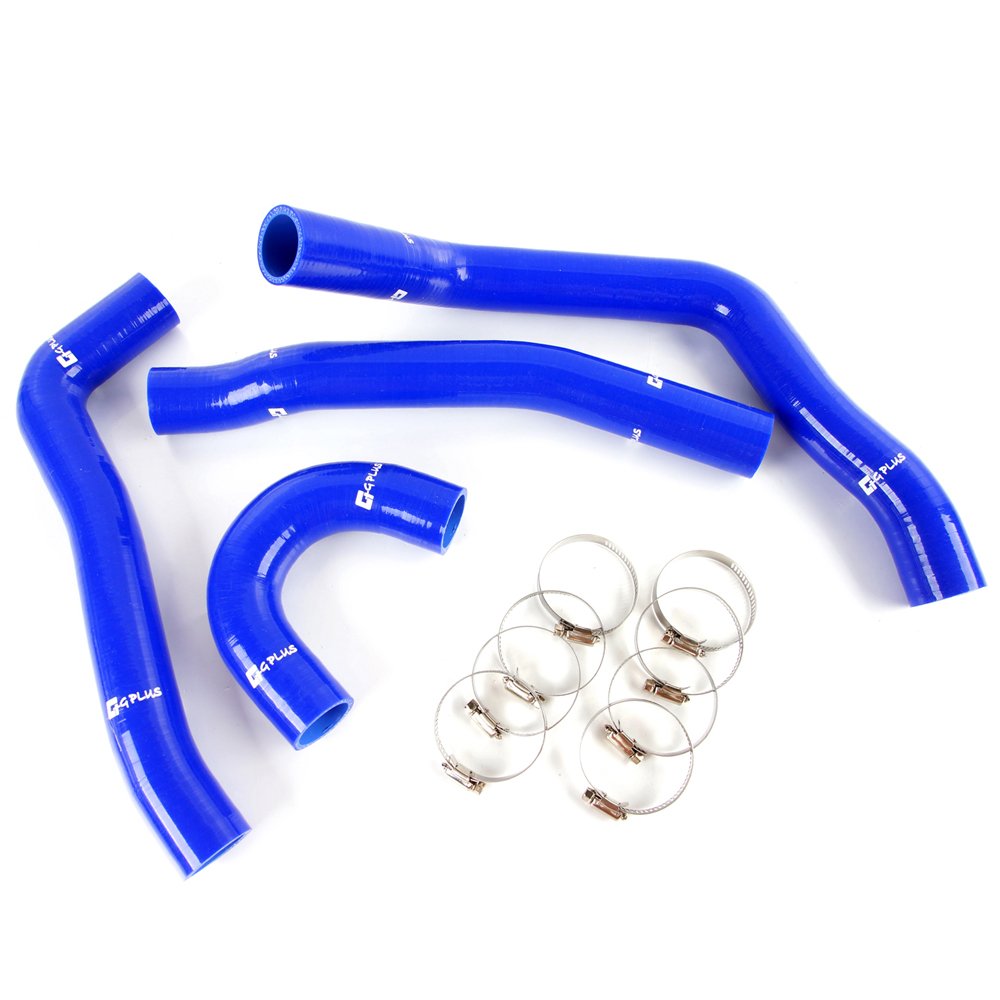 Replacement For Mitsubishi Evolution EVO 10 X 4B11 2008 2009 2010 2011 2012 2013 2014 Silicone Radiator Pipe Hose Kit Clamps Blue