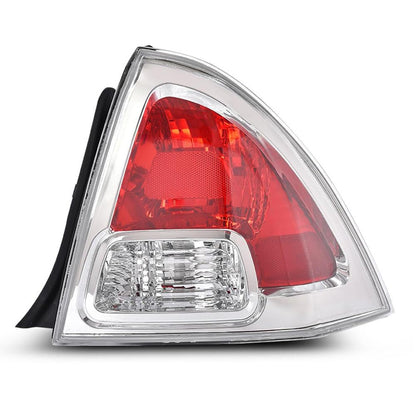 G-PLUS Tail Light Right Side Compatible with Ford Fusion (submodel: S, SE, SEL) 2006-2009 Clear & Red Lens FO2819113C, 6E5Z13404B Faros Traseros Luces TraserasAssembly
