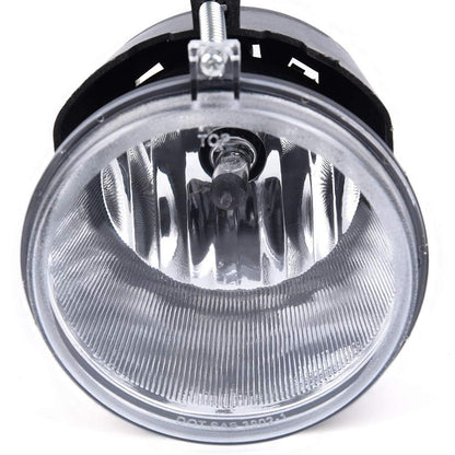 G-PLUS Front Bumper Fog Lights w/Bulb Compatible with Jeep Grand Cherokee 2005 2006 2007 2008 2009 2010/Fit Jeep Commander 2006-2010 CH2592138 CH2592138 4805859AA(Clear Lens)
