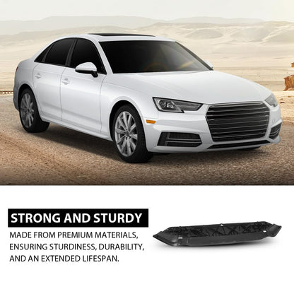 G-PLUS Front Forward Undercar Splash Shield, Compatible with Audi A4 S4 2017-2019, AU1228132, 8W0807611A Black Engine Splash Shield