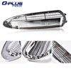G-PLUS Chrome Hood Grille Grill Air Intake Vent Cover Compatible with 2002-2018 Freightliner M2 100 106 112 Replacement for 17-14809-005, 17-14809-000