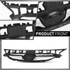 G-PLUS Front Bumper Upper Grille Grill Black Compatible with Hyundai Accent Sedan & Hatchback 2012-2014 Replacement for 863511R000, HY1200161