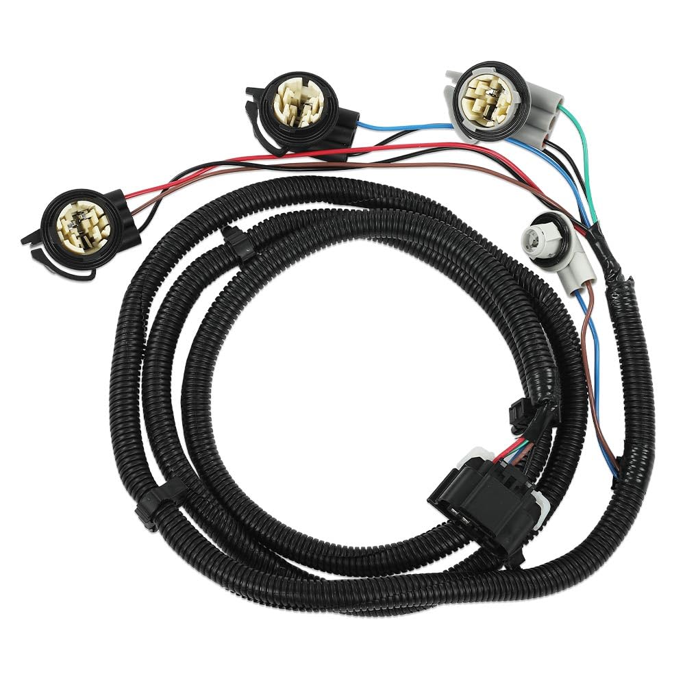 G-PLUS Tail Light Wiring Harness, Compatible with Chevy Silverado 1500 2500HD 3500 2003-2006/ Silverado 1500 1500HD 2500HD 3500 Classic 2007/ Silverado 1500HD 2005-2006 16531402 Rear Right
