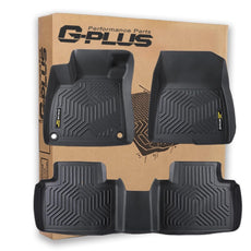 G-PLUS Floor Mats 3PCS for Honda Accord Sedan 2018-2022 TPE Black