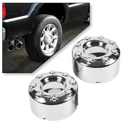 G-PLUS 4PCS Front+Rear Wheel Center Caps Compatible with Ford F350 Super Duty Dually Truck Pickup 2005-2016 5C3Z1130XA, 5C3Z1130TA 4x4 Open Front Wheel Hub Caps 3618, 3619 12557840