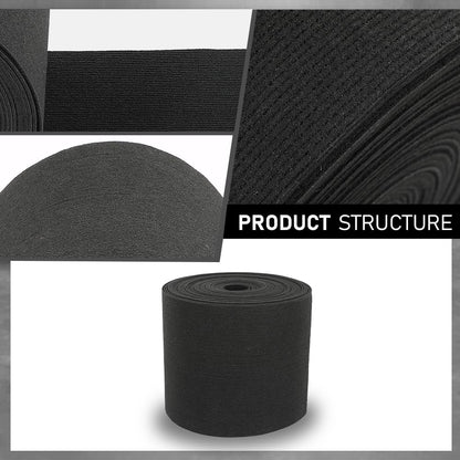 G-PLUS 12" x 75ft Boat Trailer Bunk Carpet, Outdoor Ribbed Marine Bunk Carpet Fit for Boat Trailer Runners Black