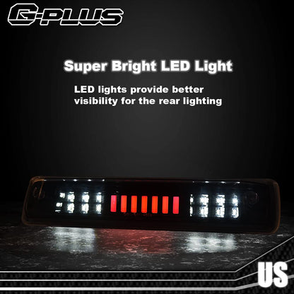 G-PLUS Rear High Mount 3RD Third I Brake Light Stop Tail light Lamp Compatible with 2015-2018 Colorado/Canyon GM25971002 52019397 Rear Cab Roof Tail Center Lamp