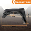 G-PLUS Front Left Driver Side Fender Compatible with Cadillac Escalade/Escalade ESV 2015-2020 84216913, 1240398, 23272198, 22756427 Black