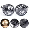 G-PLUS Front Bumper Fog Light Assembly w/Bulbs, Compatible with Nissan Titan 2004-2015/Fit Nissan Armada 2005-2007 Clear Lens Driving Fog Lamps