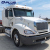 G-PLUS Headlights Assembly, Compatible with 2005-2012 Freightliner Columbia Models Right Bumper Headlamps, Smoky Lens Chrome Housing Amber Reflector