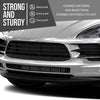G-PLUS Air Dam Deflector Lower Valance Apron Front Compatible with Porsche Macan (submodel: Base, S) 2019 2020 2021 95B807061M1E0, PO1093109 Black