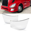 G-PLUS Headlight Molding Trim Side Bumper Chrome Trim Compatible With Volvo VNL 300 430 630 670 730 780 2004-2015 Driver & Passenger Side Bumper Extension Corners Chrome Trim 1 Pair 82721512 82721510