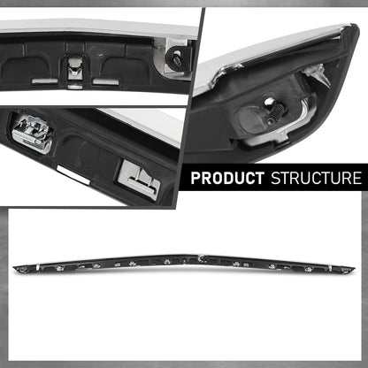 G-PLUS Hood Molding Trim Moulding Compatible with Cadillac Escalade Escalade ESV (submodel: Luxury, Premium Luxury, Premium Luxury Platinum) 2021-2023 84731887, GM1235138 Chrome