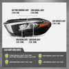 G-PLUS LED Headlight Left Driver Side Compatible with Benz W177 A Class A220 A250 2019 2020 2021 2022 LED Headlight Without modules, ballasts and other extra accessories A1779065103, A1779066303 Black