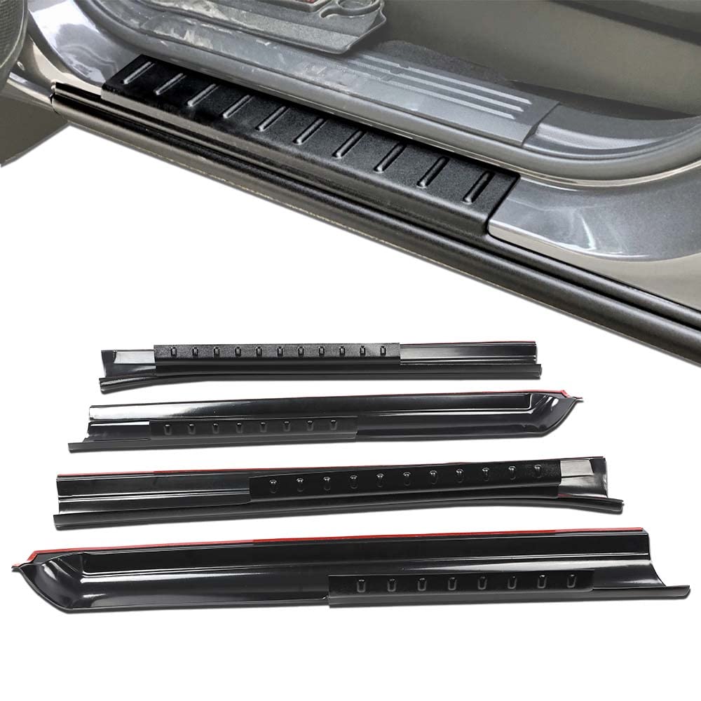 G-PLUS Trail Armor Rocker Panel Guard Slider Rocker Guards Compatible with Jeep Wrangler JK 4-door 2007-2017 14012