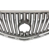 G-PLUS Front Bumper Upper Grille Assembly Chrome Compatible with 2012-2017 Buick Verano 20984572, 23172630, 23274652
