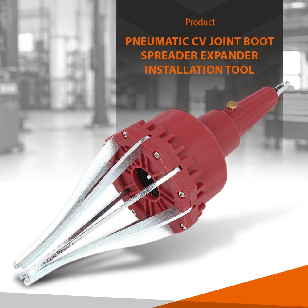 G-PLUS Pneumatic CV Joint Boot Spreader Expander Universal Installation Tool Fit Audi BMW VW GM Benz Volvo CV Boot Installer Air Operated Red