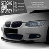 G-PLUS Front Bumper Lip Splitter Spoiler Compatible with BMW 3 Series E92 Coupe, E93 Convertible M Performance Sport Bumper Models 2010-2014 Front Bumper Lip Splitter Gloss Black
