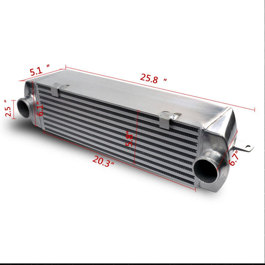 Replacement For BMW E90 E92 N54 335 335i 2006-2011 / E80 E82 135 135i 2008-2011 Twin Turbo Aluminum Performance Intercooler With Intercooler Piping Kit