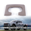 G-PLUS Center Console Cup Holder Compatible with Pad Medium Parchment Pebble Compatible with 2004-2014 Ford F150