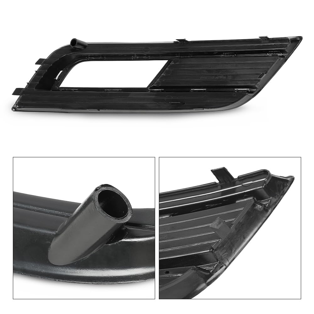 G-PLUS Fog Light Grille Cover Left & Right Compatible with 2013-2016 Audi A4 Quattro 2.0L 8K0807681K 8K0807682K