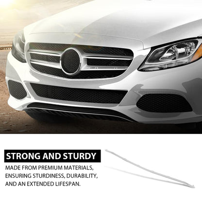 G-PLUS Front Bumper Trim Molding Chrome, Compatible with Benz C300 2015-2018, Silvery, 2058850123-PFM, 2058853123, MB1044123, 15731898