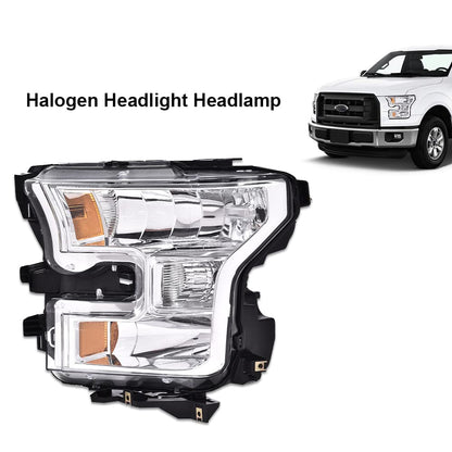G-PLUS Left Driver Side Headlights Replacement Compatible With 2015-2017 Ford F150 Only (Not Compatible on Models w/ Factory LED Headlights) FL3Z13008B