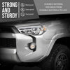 G-PLUS Front Bumper Upper & Lower Grill + Fog Lights Set Compatible with Toyota 4Runner SR5 2014-2019 TO1036148, TO1038173 Black