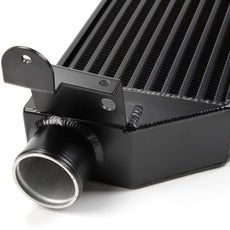 G-PLUS Twin Intercooler Hose Kit for VW Golf R GTI MK7 Upgrade Blue Close-up View