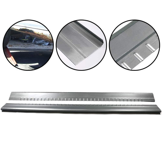 G-PLUS Pair Slip On Rocker Panels Compatible with 1999-2007 Chevy Silverado GMC Sierra Extended Cab
