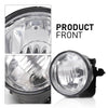 G-PLUS Fog Lights w/Bulb Pair Compatible with Chevy Tahoe Z71 2000-2006/Suburban 1500 Z71 2004-2006, Fit Pontiac Grand Prix 1997-2003/Sunfire 2000-2005(for Model w/Mounting Bracket) GM2592121