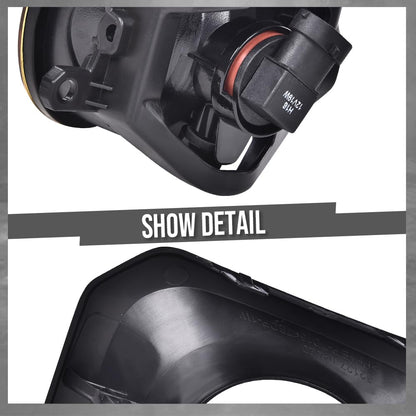 G-PLUS Lens Driving Fog Lights Bumper Lamp Bezel Kit Compatible with Toyota Tacoma 2016-2021 812200W040, TO2592124, 812100W050, TO2593124 neblineros para autos delantero faros antiniebla