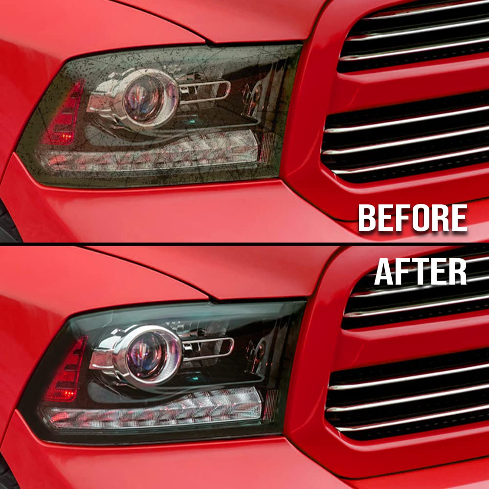 G-PLUS Housing Clear Corner Headlight Head Lamps Cover Clear Compatible with 2009 2010 Dodge Ram 1500/2010 Dodge Ram 2500 3500 68001484AE 68001484AG