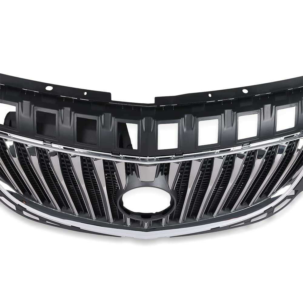 G-PLUS Front Upper Bumper Chrome Radiator Grille Compatible with Buick Regal 2014 2015 2016