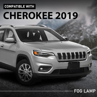 G-PLUS 1x LED Fog Light Left or Right Side Compatible with Jeep Cherokee 2019 68410368AB