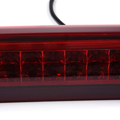 G-PLUS High Mount LED 3rd Brake Light Compatible with 2014 2015 2016 2017 2018 Chevy Silverado GMC Sierra Rear Tail Cargo Lamp Waterproof Chrome Housing Red Lens