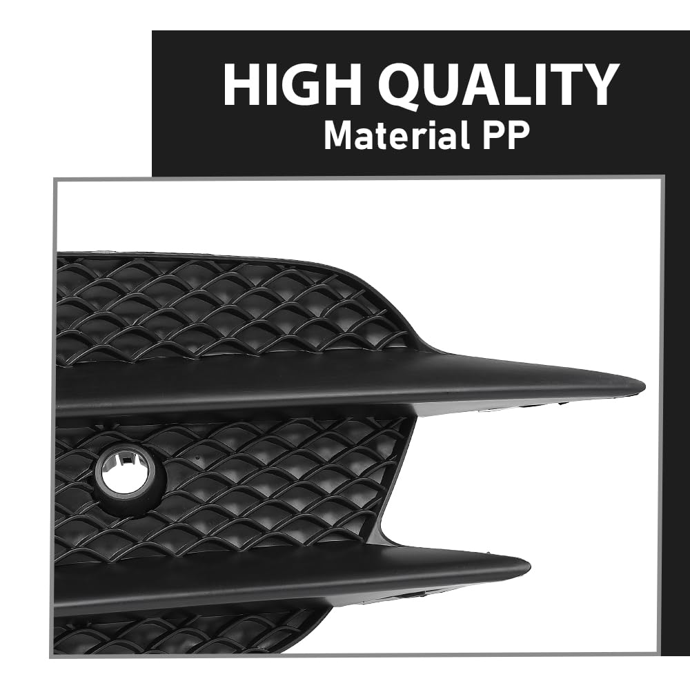 G-PLUS Front Bumper Grille Fog Light Cover Trim Compatible with Benz E-Class W213 E200 E260 E300 E350 E400 Sport 2016-2020 2138856700