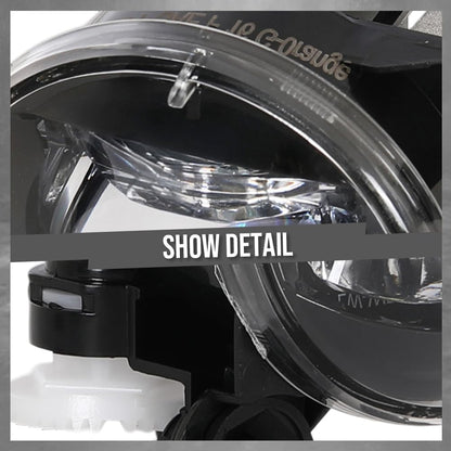 G-PLUS Left LH Driver LED Fog Light Compatible with Volvo XC40 2018-2020 Fit Polestar 2 2021-2023 31689174 Black