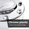 G-PLUS Chrome Front Wheel Center Caps Compatible with Dodge Ram 3500 1-Ton Dually Truck 2011-2016 1 Pair Hubcap Wheel Cover
