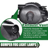 GPLUS Bumper Fog Lights W/bulb Compatible With 2006-2008 BMW E90 325i 328i 330i 335i, Driver & Passenger Side Bumper Mounted Fog Lamps (Smoky lens) neblineros para autos delantero faros antiniebla