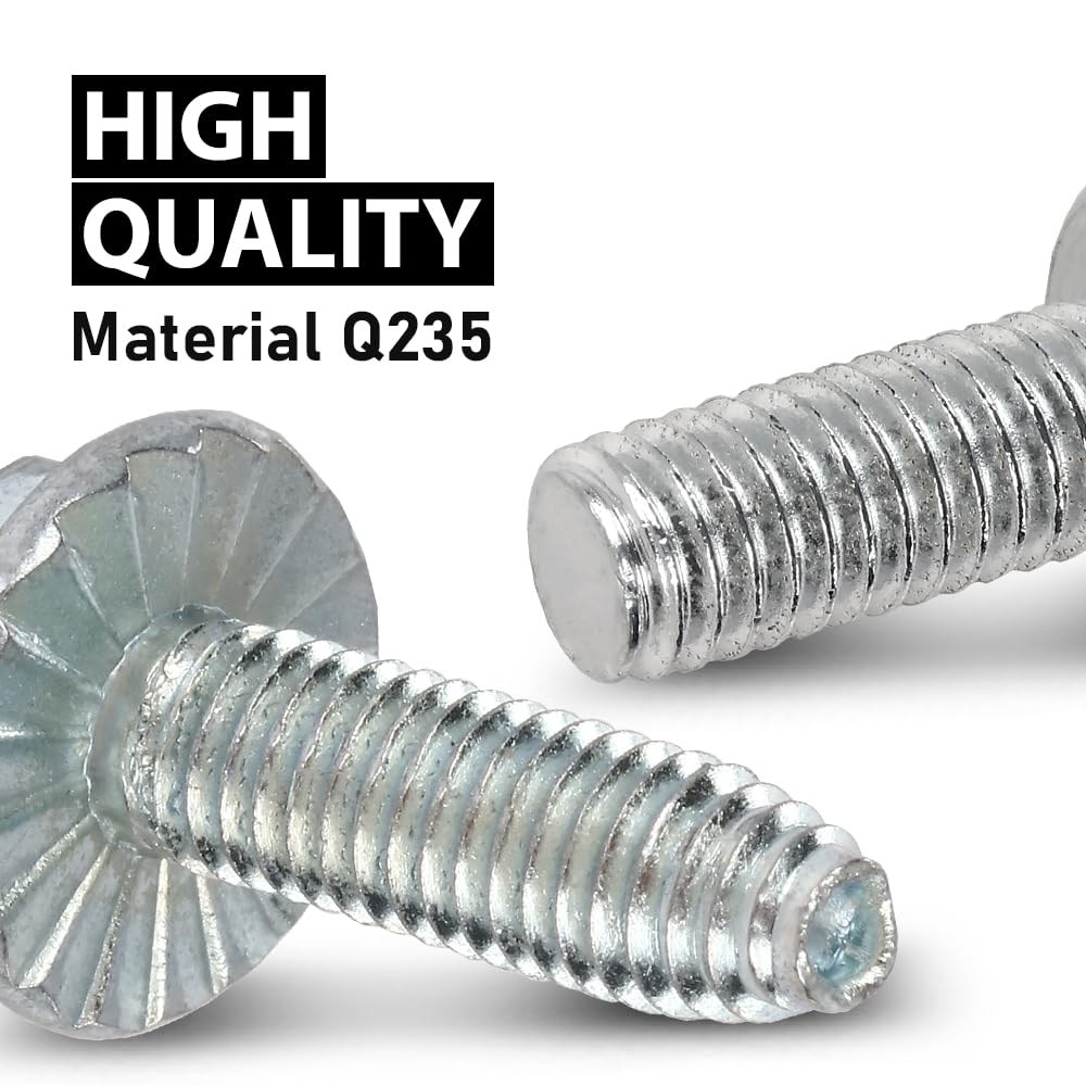 G-PLUS License Plate Screws (100 Each/8 Different) Compatible with Japanese Cars & Most Foreign Cars,Fit BMW Benz & Audi