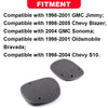 G-PLUS Gray Dash Speaker Cover Grille Grill GRILLES | COMPATIBLE WITH CHEVY S10 Blazer/GMC Jimmy Sonoma/Oldsmobile Bravada 1998-2005 Left & Right Side 15046446
