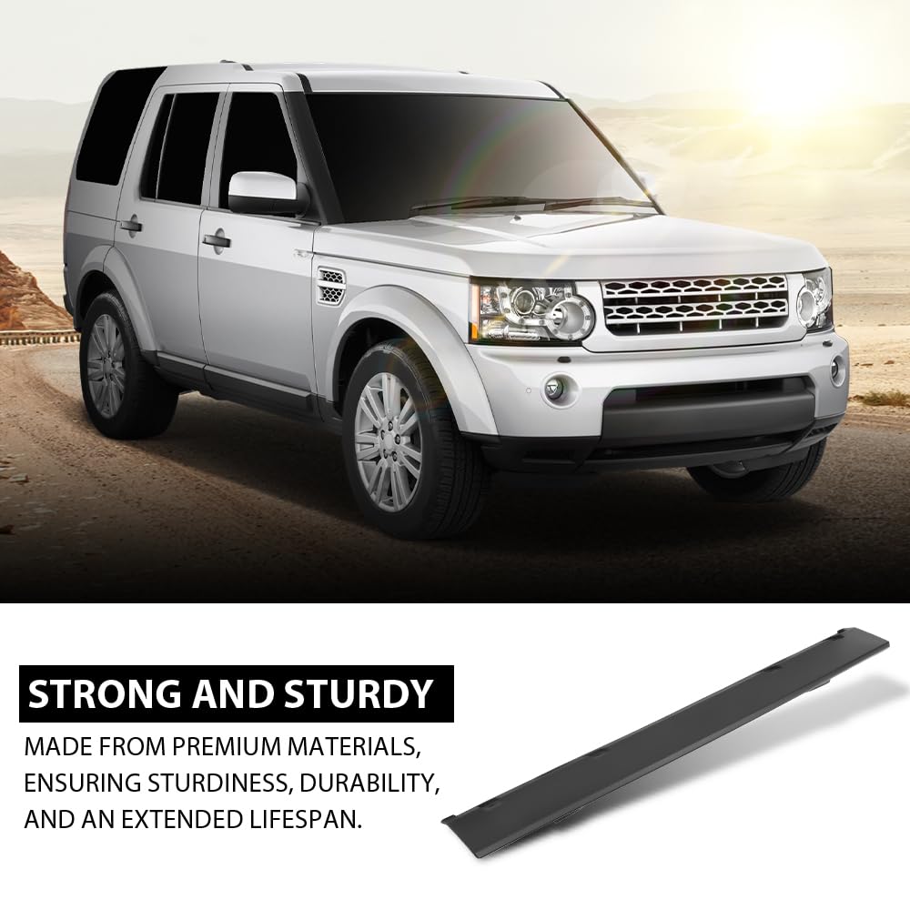 G-PLUS Black Front Bumper Skid Plate Trim Tow Hook Cover Compatible with LR4 2010-2013