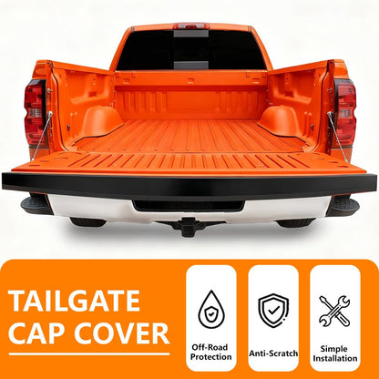 G-PLUS Tailgate Molding Cap Top Protector Molding Trim Compatible with Chevy Silverado GMC Sierra 1500 2014-2018/ Silverado Sierra 2500HD 3500HD 2015-2019 22763062, GM1904110