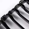 Black Front Bumper Kidney Grille Hood Grill Compatible for BMW F48 F49 X1 2016-2017