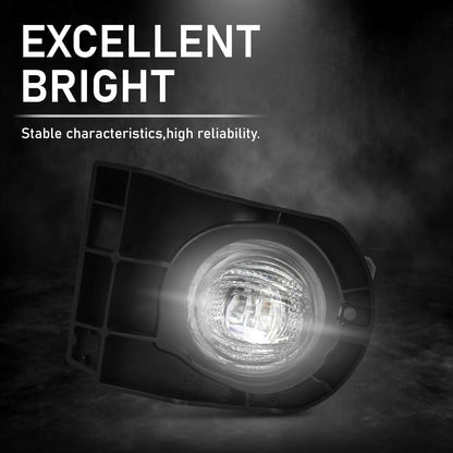 G-PLIS Pair Front Bumper Fog Light with Bracket Left Right Compatible with Toyota Corolla Cross XLE & XLE Hybrid 2022-2024 81482-0A110, 81210 12240, 116-10303R, 116-10304L, TO1038252, TO2592142 Black
