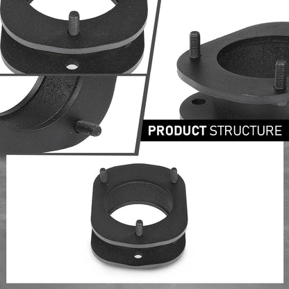 G-PLUS Front 2.5" Leveling Lift Spacer Kit Compatible with Jeep Grand Cherokee WK2 2011-2022 Black
