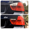 G-PLUS Tail Light Tint Film Compatible with BMW E90 3 Series Sedan 2006-2008 Taillight Vinyl Tint Film Precut Overlay Grey Tail Light Wrap Cover