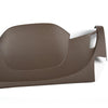 G-PLUS TPE Half Dash Cover Brown Compatible with 2007 2008 2009 2010 2011 2012 2013 Chevy Silverado (LS, LT, WT, Base) /2007 2008 2009 2010 2011 2012 2013 GMC Sierra (SL, SLE, WT, Base)